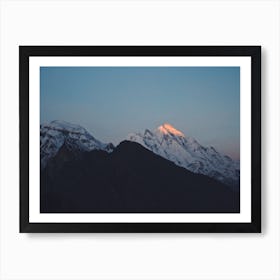 Snow Peak Art Print