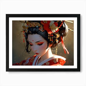 Geisha 4 Art Print