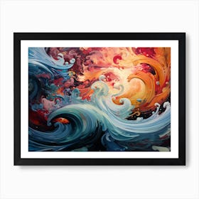 Swirling Vortexes Art Print