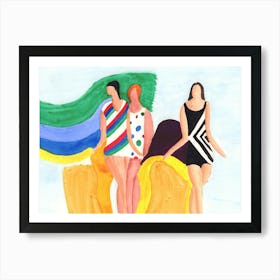 The Bathers Art Print