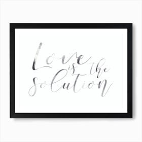 Love Solution Art Print