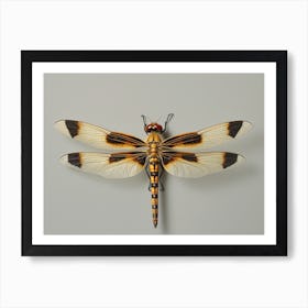 Dragonfly Halloween Pennat Celithemis 5 Art Print