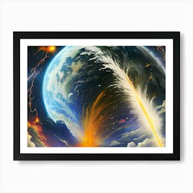 Planet Is About To Explode Art Print