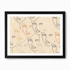 Portraits Of Women Art Print