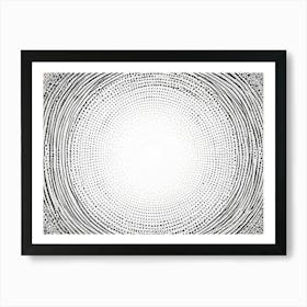 Circle Of Dots Art Print