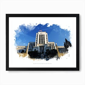 City Hall, Fairview & South Granville, Vancouver Art Print