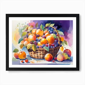 Fruit Basket 1 Art Print