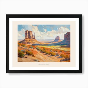 Western Landscapes Monument Valley 5 Poster Art Print