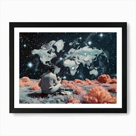 World Map 4 Art Print