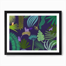 Plants Parade 3 Art Print