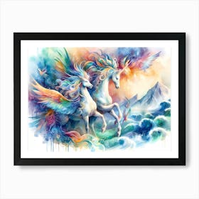 Unicorns 1 Art Print