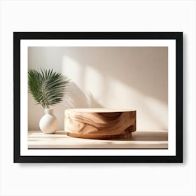 Wooden Coffee Table Art Print