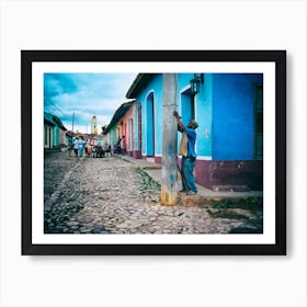 The Street Lighter Of Trinidad Art Print