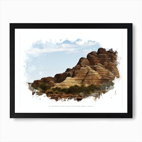 Purnululu National Park, Broome & The Kimberley, Western Australia Art Print