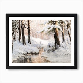 Winter In The Woods 1 Art Print