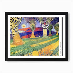 Ezekiel Forest #2 (Fields) Art Print