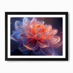 Flower Wallpaper Art Print