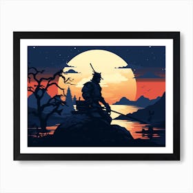 Samurai 2 Art Print Art Print