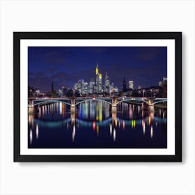 Frankfurt Skyline Art Print