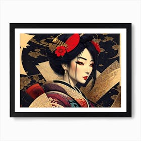 Geisha 33 Art Print