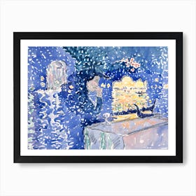  Venice Night Of The Festival Of The Redeemer, Henri Edmond Cross Art Print