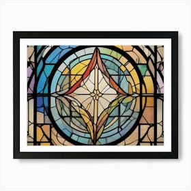 Stained Glass Window Art Print