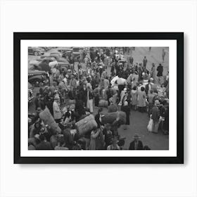 Los Angeles, California, The Evacuation Of The Japanese Americans From West Coast Areas Under U S Army War 3 Art Print