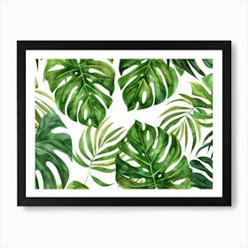 Tropical Leaves 134 Art Print