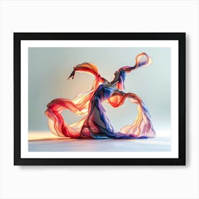 Abstract Dancer 4 Art Print