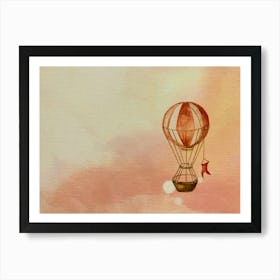 Hot Air Balloon Art Print