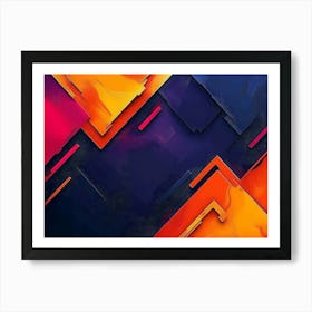 Colorful Abstract 1 Art Print