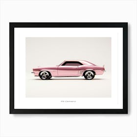 Toy Car 69 Camaro Pink Poster Art Print