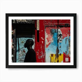 Street In New York City Art Print