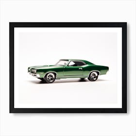 Toy Car 67 Pontiac Gto Green Art Print