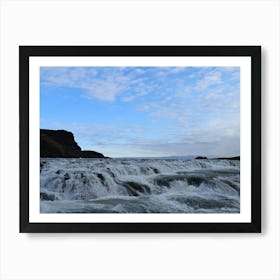 Gulfoss Waterfall Art Print