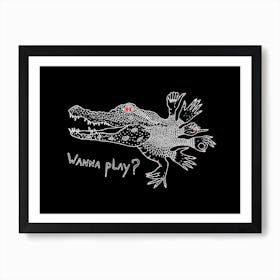 Andy Gator 2 Art Print