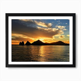 Sunset In Cabo San Lucas Art Print