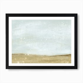 Unexpected - Abstract Beach Coastal Minimalist Landscape Painting Art Print