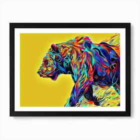 Bear With Me - Bear Encounter Art Print