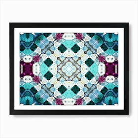 Modern Art Is Sky Blue Art Print