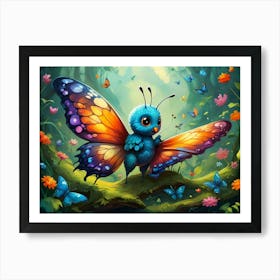 Aetherwing Butterfly #1 Art Print