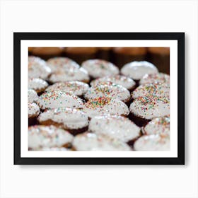Cupcakes With Sprinkles 1 Art Print