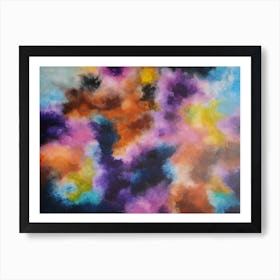 Abstract clouds Art Print