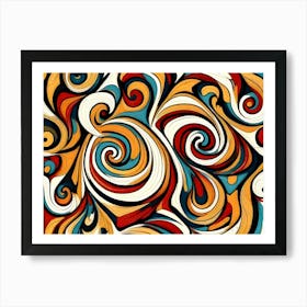 Abstract Swirls 5 Art Print