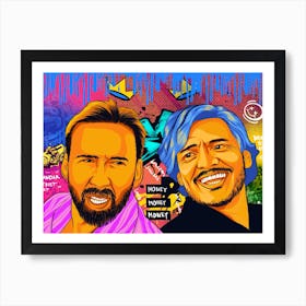 Nicolas and Pedro Meme Art Print