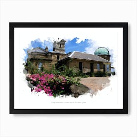 Sydney Observatory, Circular Quay & The Rocks, Sydney Art Print