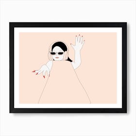 Dancing Girl 2 Art Print