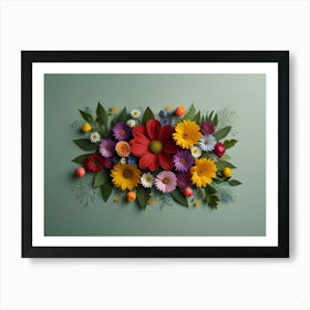 Bouquet Of Flowers 1 Art Print