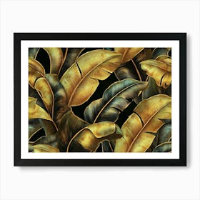 Banana Leaves Art Print