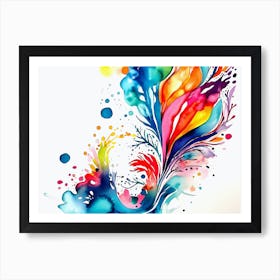 Colorful Abstract Painting Art Print